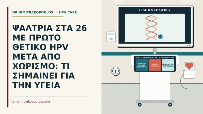 ΨΑΛΤΡΙΑ ΣΤΑ 26 ΜΕ ΠΡΩΤΟ ΘΕΤΙΚΟ HPV ΜΕΤΑ ΑΠΟ ΧΩΡΙΣΜΟ: ΤΙ ΣΗΜΑΙΝΕΙ ΓΙΑ ΤΗΝ ΥΓΕΙΑ πρώτο θετικό HPV μετά από χωρισμό