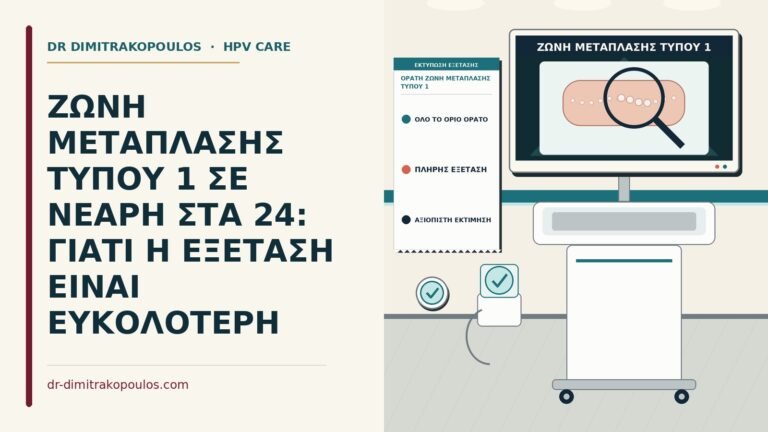 ορατή ζώνη μετάπλασης τύπου 1