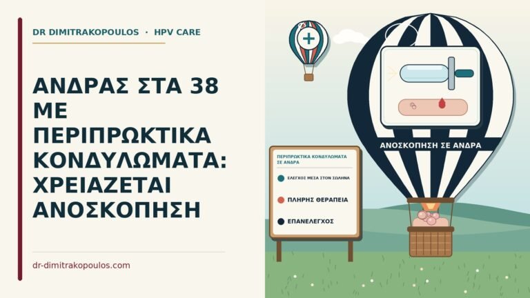 περιπρωκτικά κονδυλώματα σε άνδρα