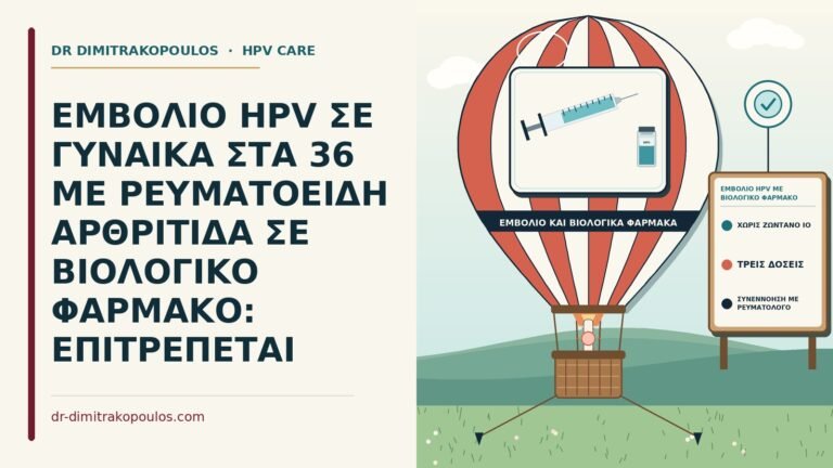 εμβόλιο HPV με βιολογικό φάρμακο