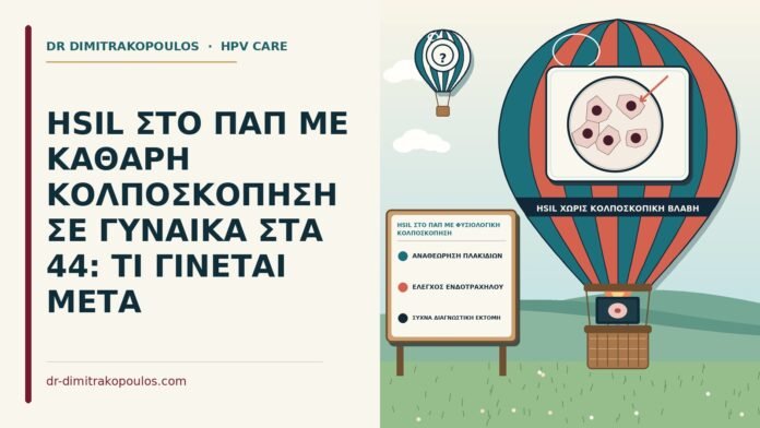 HSIL στο Παπ με φυσιολογική κολποσκόπηση