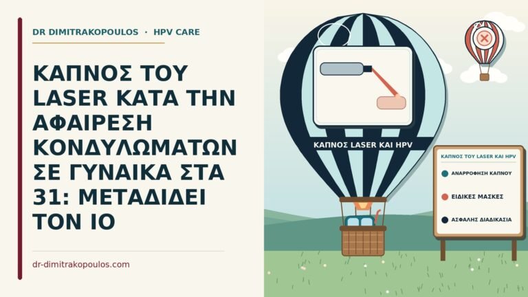 καπνός του laser και HPV