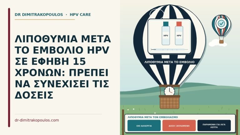 λιποθυμία μετά τον εμβολιασμό