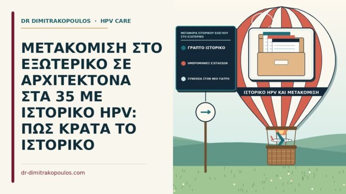 μεταφορά ιστορικού ελέγχου στο εξωτερικό