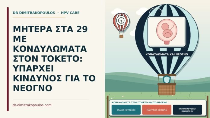 κονδυλώματα στον τοκετό και το νεογνό