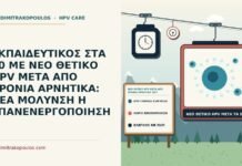 ΕΚΠΑΙΔΕΥΤΙΚΟΣ ΣΤΑ 50 ΜΕ ΝΕΟ ΘΕΤΙΚΟ HPV ΜΕΤΑ ΑΠΟ ΧΡΟΝΙΑ ΑΡΝΗΤΙΚΑ: ΝΕΑ ΜΟΛΥΝΣΗ Η ΕΠΑΝΕΝΕΡΓΟΠΟΙΗΣΗ νέο θετικό HPV μετά από χρόνια αρνητικά τεστ