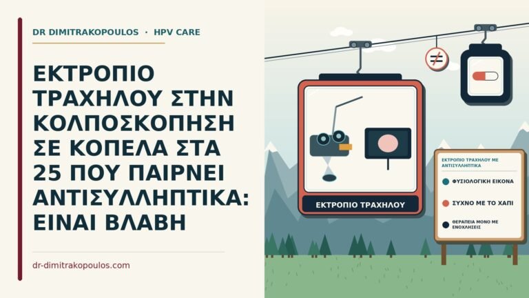 εκτρόπιο τραχήλου με αντισυλληπτικά