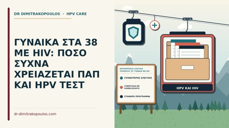 προληπτικός έλεγχος τραχήλου σε γυναίκα με HIV