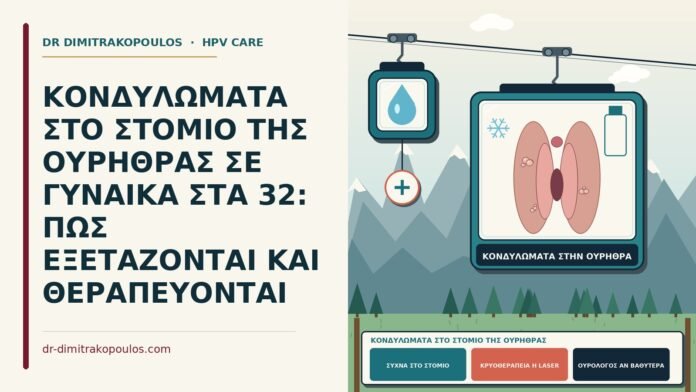 κονδυλώματα στο στόμιο της ουρήθρας