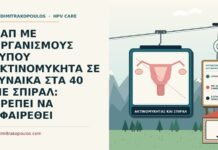 ΠΑΠ ΜΕ ΟΡΓΑΝΙΣΜΟΥΣ ΤΥΠΟΥ ΑΚΤΙΝΟΜΥΚΗΤΑ ΣΕ ΓΥΝΑΙΚΑ ΣΤΑ 40 ΜΕ ΣΠΙΡΑΛ: ΠΡΕΠΕΙ ΝΑ ΑΦΑΙΡΕΘΕΙ οργανισμοί τύπου ακτινομύκητα στο Παπ με σπιράλ