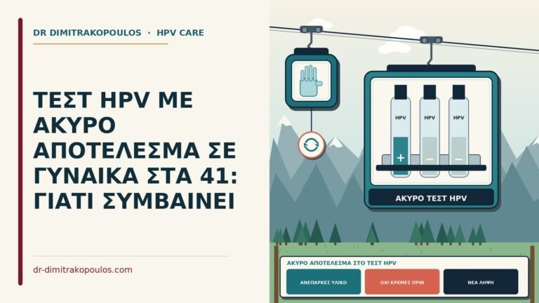 άκυρο αποτέλεσμα στο τεστ HPV