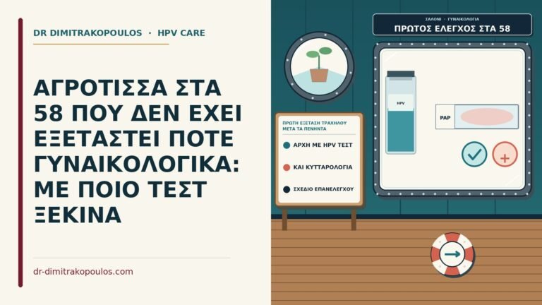πρώτη εξέταση τραχήλου μετά τα πενήντα