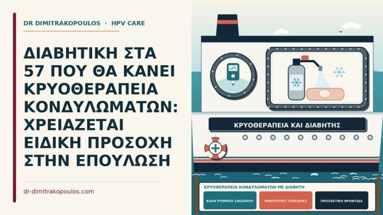 κρυοθεραπεία κονδυλωμάτων με διαβήτη