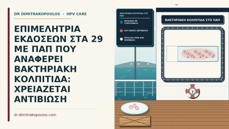 βακτηριακή κολπίτιδα στο Παπ