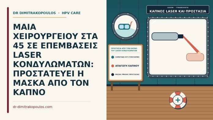 προστασία από τον καπνό του laser κονδυλωμάτων