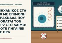 επίμονη βραχνάδα και ανησυχία για HPV στον λαιμό