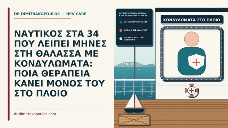 θεραπεία κονδυλωμάτων κατά τη διάρκεια μακριών ταξιδιών