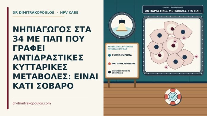 ΝΗΠΙΑΓΩΓΟΣ ΣΤΑ 34 ΜΕ ΠΑΠ ΠΟΥ ΓΡΑΦΕΙ ΑΝΤΙΔΡΑΣΤΙΚΕΣ ΚΥΤΤΑΡΙΚΕΣ ΜΕΤΑΒΟΛΕΣ: ΕΙΝΑΙ ΚΑΤΙ ΣΟΒΑΡΟ αντιδραστικές κυτταρικές μεταβολές στο Παπ