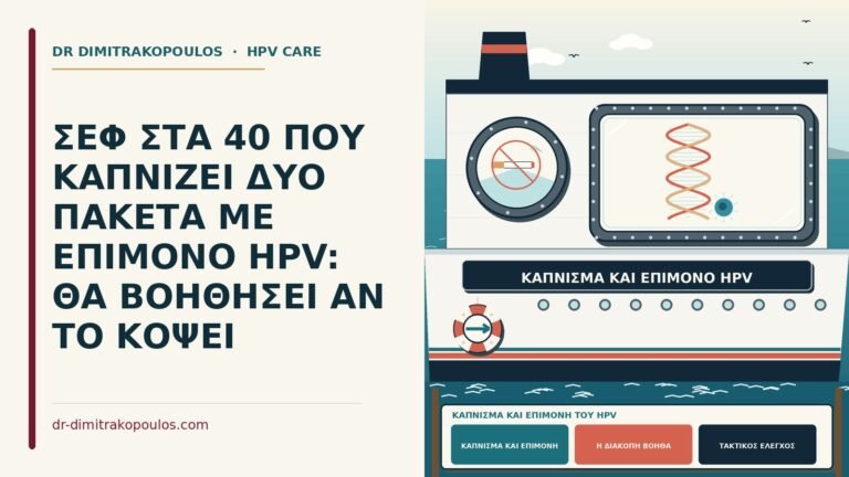 κάπνισμα και επιμονή του HPV