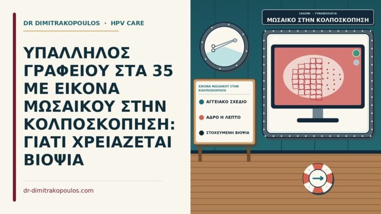 εικόνα μωσαϊκού στην κολποσκόπηση