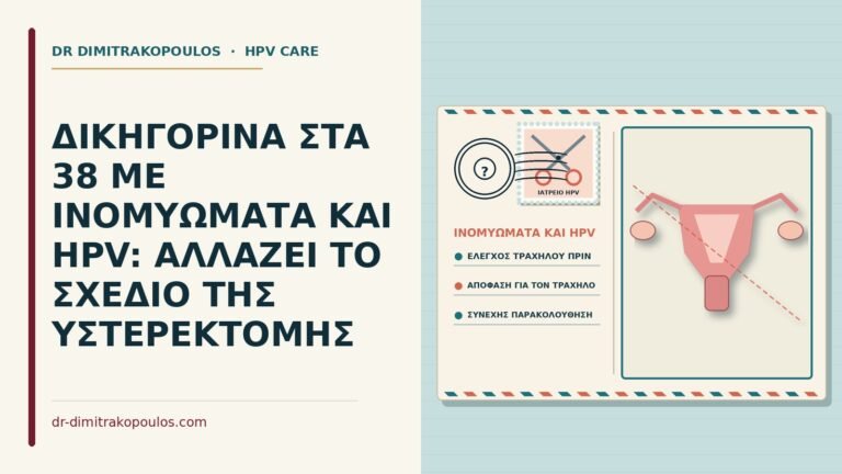 ινομυώματα και θετικό HPV πριν από υστερεκτομή