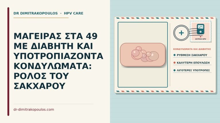 υποτροπιάζοντα κονδυλώματα σε διαβήτη