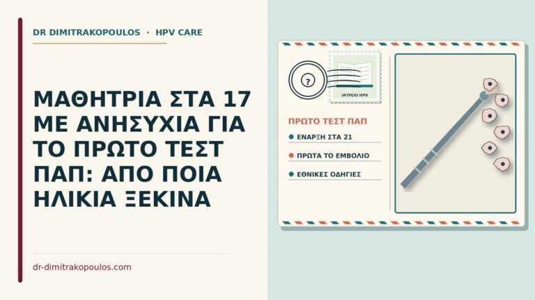 ηλικία έναρξης του τεστ Παπ