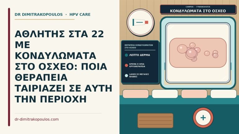 θεραπεία κονδυλωμάτων στο όσχεο