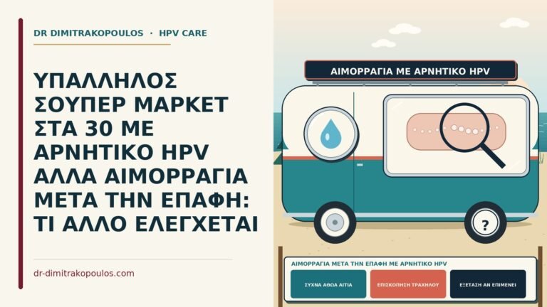 αιμορραγία μετά την επαφή με αρνητικό HPV