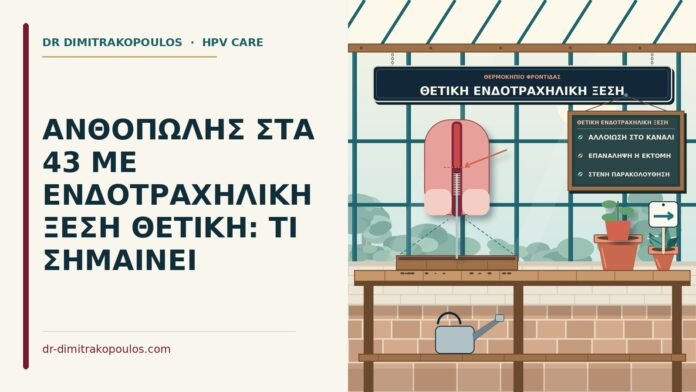 ΑΝΘΟΠΩΛΗΣ ΣΤΑ 43 ΜΕ ΕΝΔΟΤΡΑΧΗΛΙΚΗ ΞΕΣΗ ΘΕΤΙΚΗ: ΤΙ ΣΗΜΑΙΝΕΙ θετική ενδοτραχηλική ξέση
