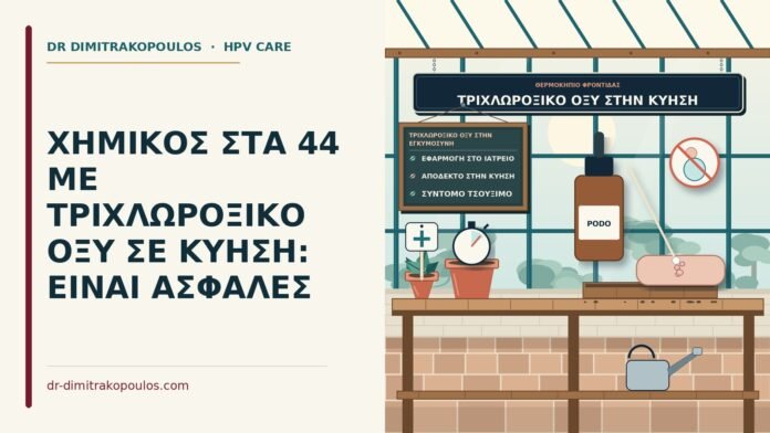 ΧΗΜΙΚΟΣ ΣΤΑ 44 ΜΕ ΤΡΙΧΛΩΡΟΞΙΚΟ ΟΞΥ ΣΕ ΚΥΗΣΗ: ΕΙΝΑΙ ΑΣΦΑΛΕΣ τριχλωροξικό οξύ στην εγκυμοσύνη