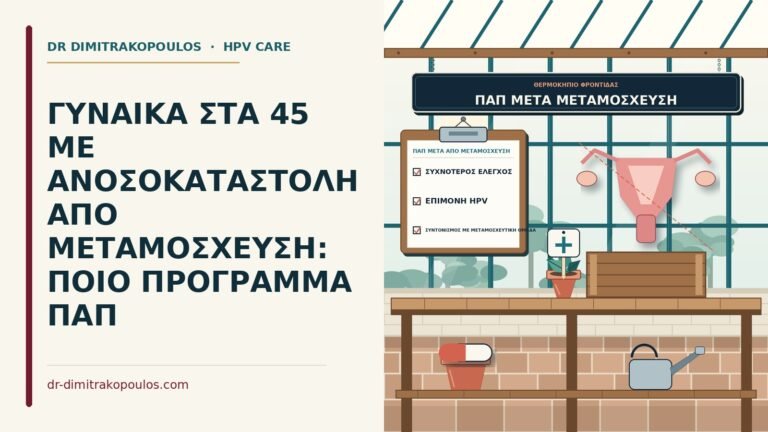 Παπ μετά από μεταμόσχευση