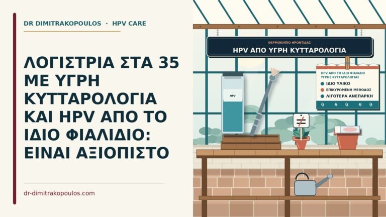 HPV από το ίδιο φιαλίδιο υγρής κυτταρολογίας