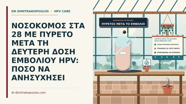 πυρετός μετά τη δεύτερη δόση εμβολίου HPV