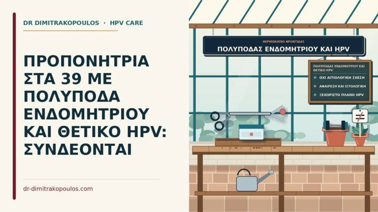 πολύποδας ενδομητρίου και θετικό HPV