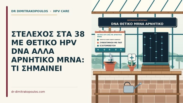 θετικό HPV DNA με αρνητικό mRNA