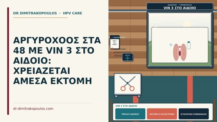 ΑΡΓΥΡΟΧΟΟΣ ΣΤΑ 48 ΜΕ VIN 3 ΣΤΟ ΑΙΔΟΙΟ: ΧΡΕΙΑΖΕΤΑΙ ΑΜΕΣΑ ΕΚΤΟΜΗ VIN 3 στο αιδοίο