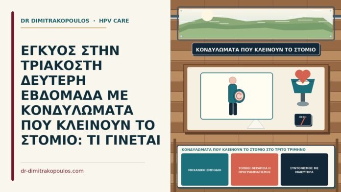 κονδυλώματα που κλείνουν το στόμιο στο τρίτο τρίμηνο