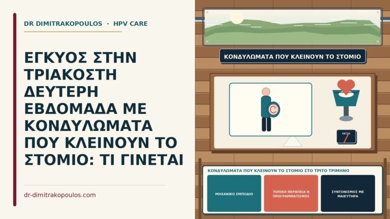 κονδυλώματα που κλείνουν το στόμιο στο τρίτο τρίμηνο