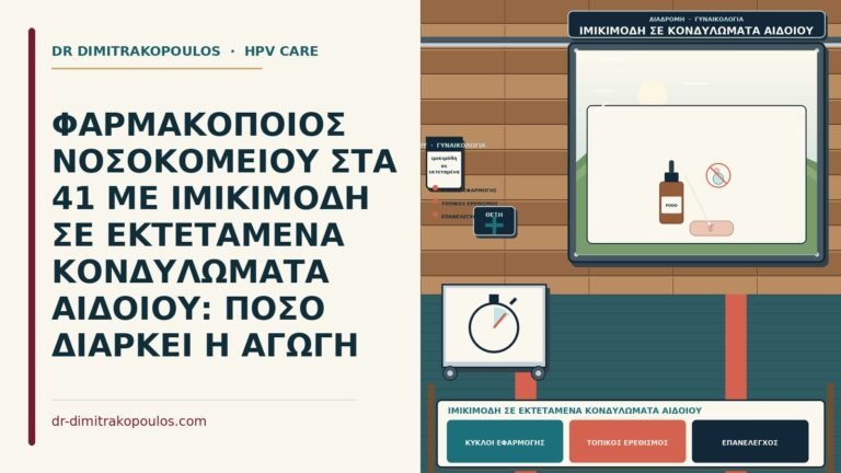 ιμικιμόδη σε εκτεταμένα κονδυλώματα αιδοίου