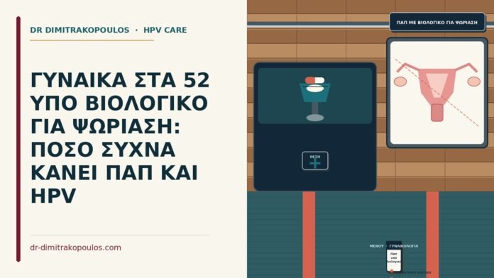Παπ υπό βιολογικό για ψωρίαση