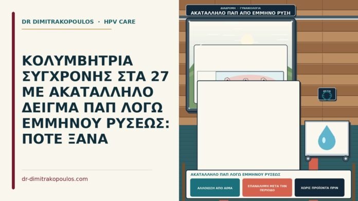 ακατάλληλο Παπ λόγω εμμήνου ρύσεως