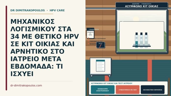 ασυμφωνία κιτ οικίας και τεστ ιατρείου