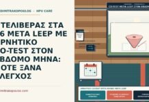 αρνητικό co-test επτά μήνες μετά LEEP