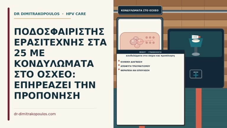 κονδυλώματα στο όσχεο και προπόνηση