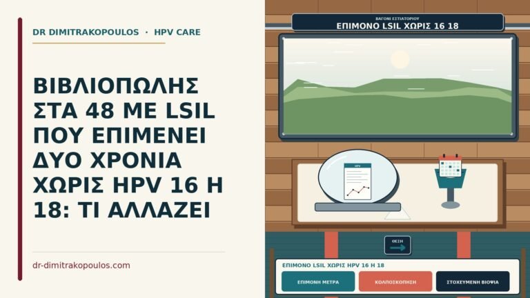 επίμονο LSIL χωρίς HPV 16 ή 18