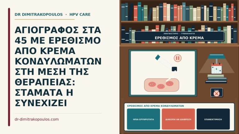 ερεθισμός από κρέμα κονδυλωμάτων