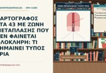 ζώνη μετάπλασης που δεν φαίνεται ολόκληρη