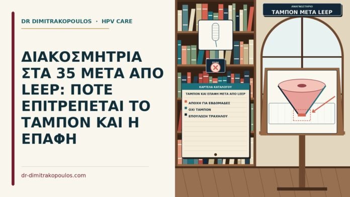 ταμπόν και επαφή μετά από LEEP