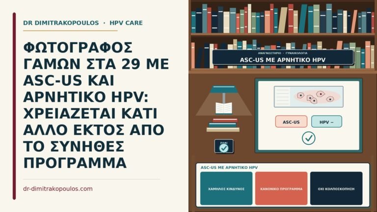 ASC-US με αρνητικό HPV